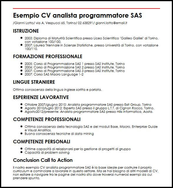 Curriculum vitae programmatore 03 picture