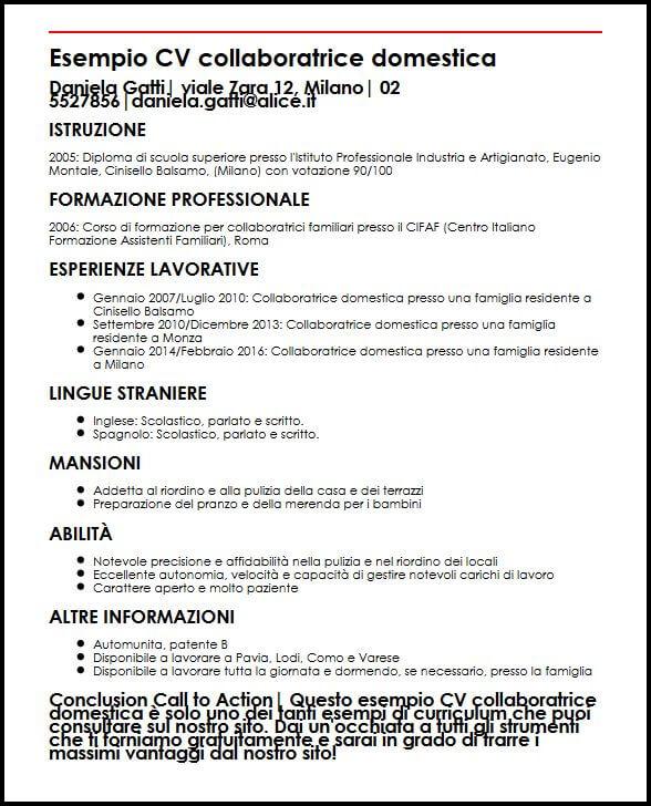 Esempio Cv Per Studenti Di Liceo Ilcvperfetto