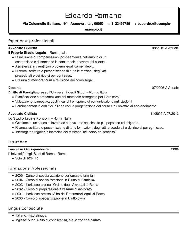 Scegli Il Formato Di Curriculum Vitae Pi Adatto A Te IlCVPerfetto