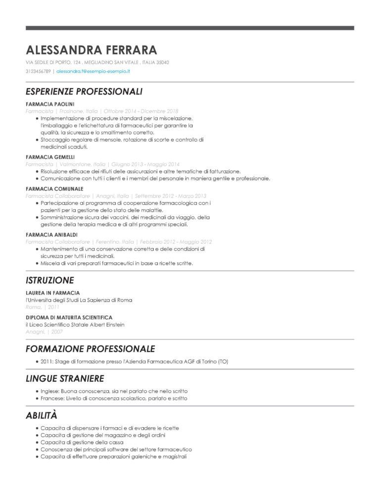 Come Scrivere Il Curriculum Vitae Ilcvperfetto