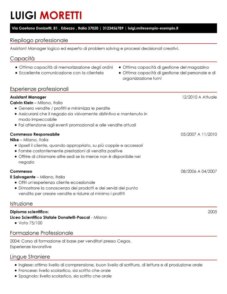 Curriculum vitae spiritoso image