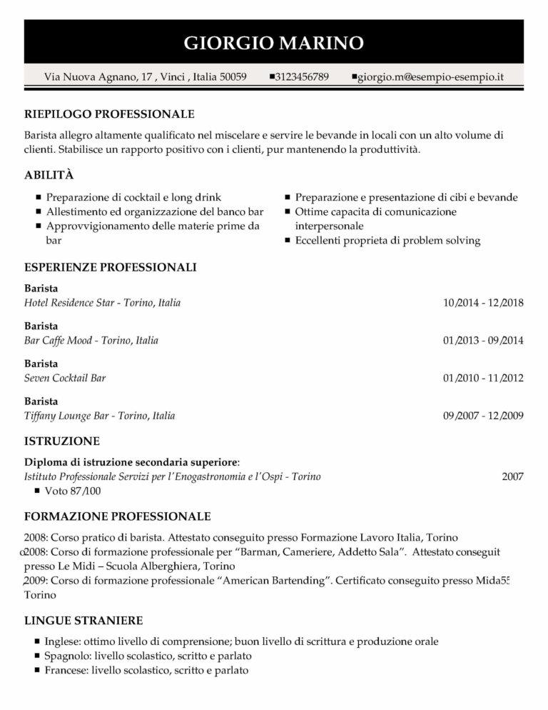 Scegli Il Formato Di Curriculum Vitae Più Adatto A Te Il