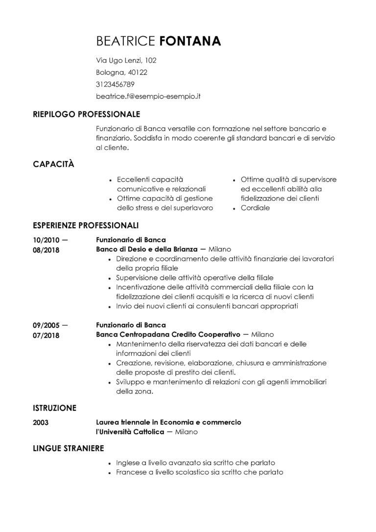 Cosa scrivere lettera di presentazione curriculum