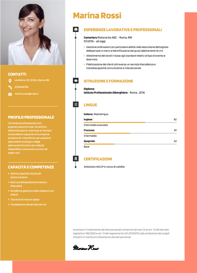 Creare CV Online