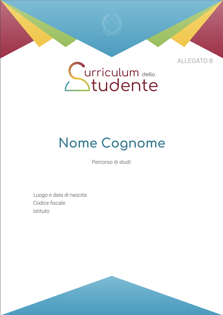MIUR studente Curriculum
