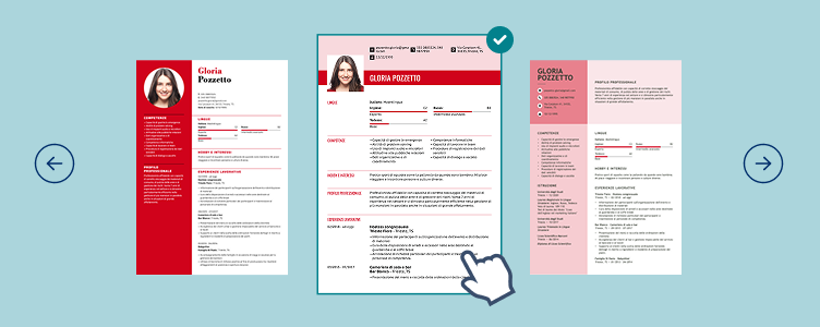 Seleziona Il Tuo Modello Di CV
